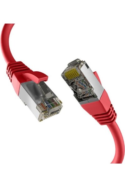 EFB Cablu patch RJ45 CAT8.1 roșu 20m S/FTP PIMF
