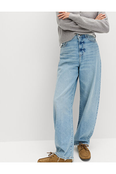 Marks & Spencer Yüksek Bel Barrel Leg Jean