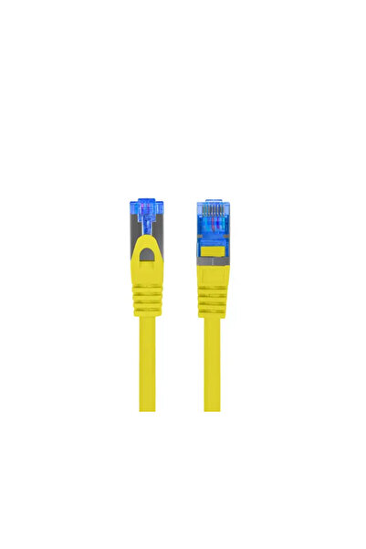 Lanberg Cablu patch Cat.6A S/FTP LSZH CCA 1.5m Galben Testat cu Fluke