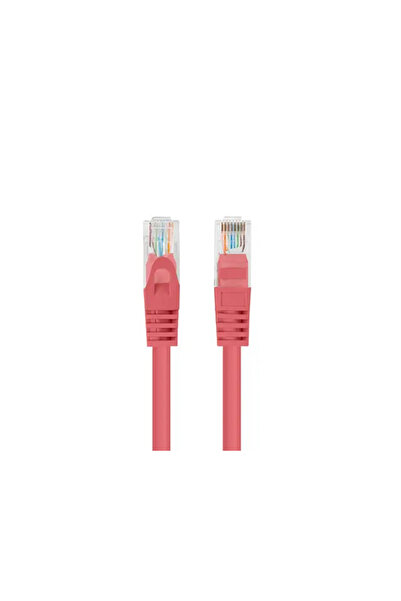 Lanberg Cablu patch Cat.5e UTP 1.5m roșu, testat Fluks, pachet de 10 bucăți