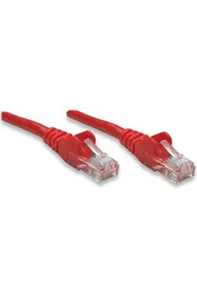 Intellinet Cablu de rețea patch, Cat5E, 3M, Roșu, CCA, U/UTP, PVC, RJ45, Cont...