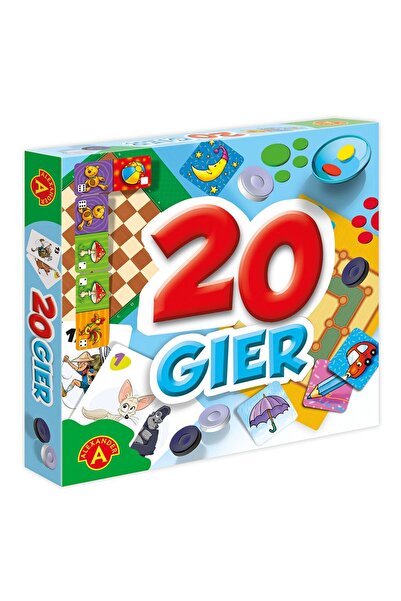 ALEXANDER Jocuri de familie - Set de 20 de jocuri ALEX
