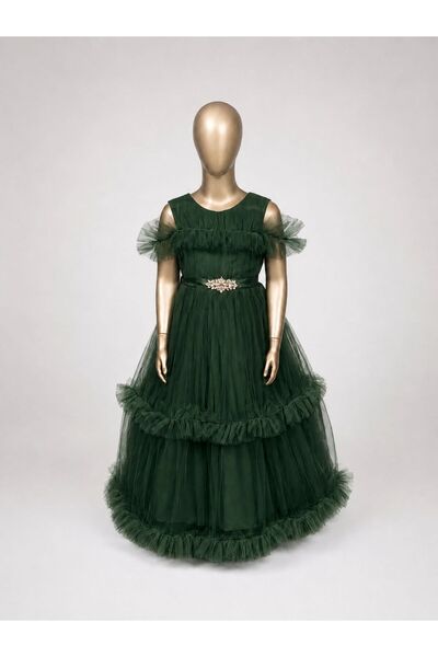 Joui Co Girl's Evening Dress -Aby-0048 New Model