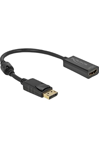 DELOCK Adaptor DisplayPort 1.2 tată la HDMI mamă 4K pasiv negru