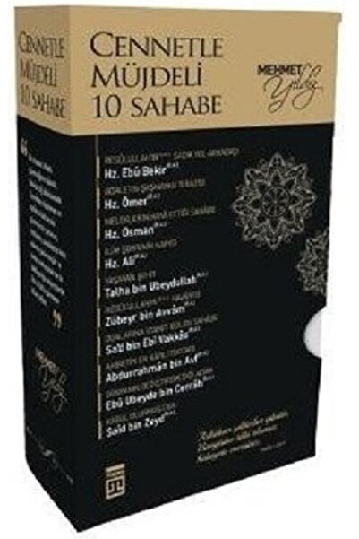 Timaş Yayınları Cennetle Müjdeli 10 Sahabe Seti - 10 Kitap Takım