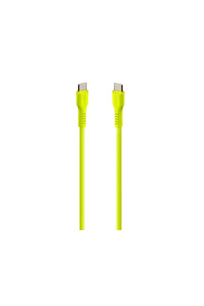 Ttec USB-C - USB-C 120cm 60W PD/QC Hızlı Şarj/Data Kablosu Neon Sarı - 2DK59NS