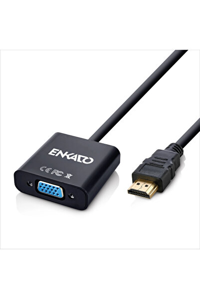 Generic Brand Enkado Ekd-Hv10, HDMI to Vga Converter Adapter