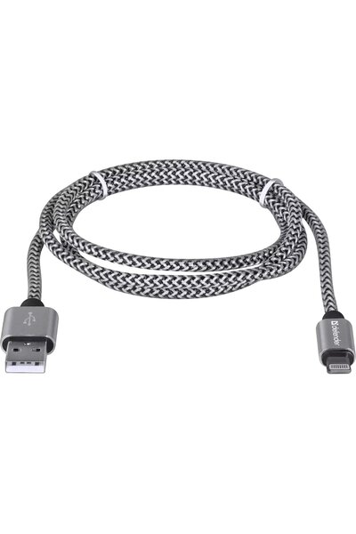 Defender Cablu USB USB-LIGHTNING 1m 2.1A alb-negru