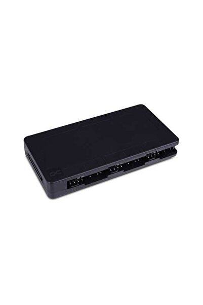 Alphacool Splitter PWM/DRGB cu 6x 4 pini (negru, cu conector de alimentare SATA)