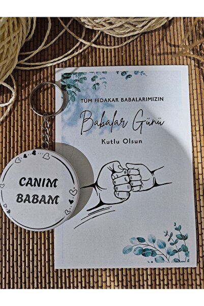 SOFT 20 Adet Babalar Günü Özel 58mm anahtarlık açacaklı 10x15 kart