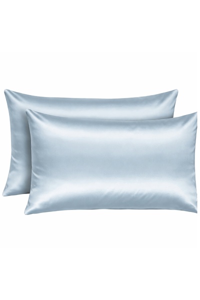 Zumzeria Set of Gray Satin Pillowcases 70x50cm - 2pcs