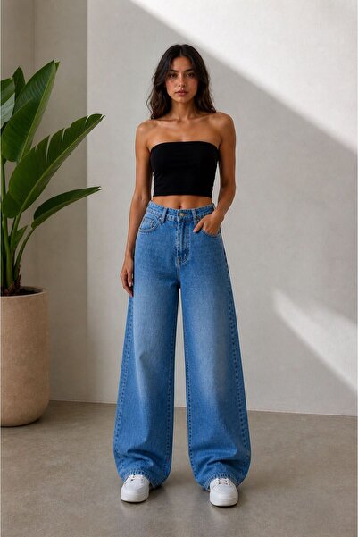Rosita Women's Baggy Wide Leg Jeans