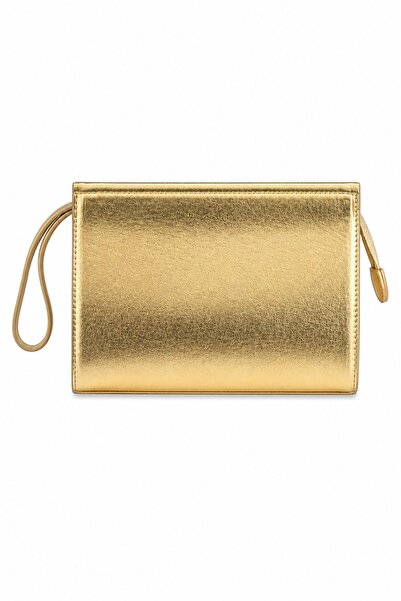 cosybag. Kadın Portföy Çanta – Şık Tasarım, Günlük & Gece Kullanım Clutch Altın