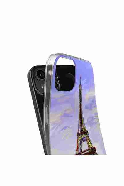 OEM Husa compatibila cu Honor 400 Silicon Gel Tpu Model Desen Turnul Eiffel