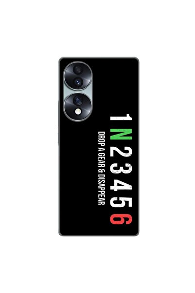 OEM Husa compatibila cu Honor 70 Silicon Gel Tpu Model Gears