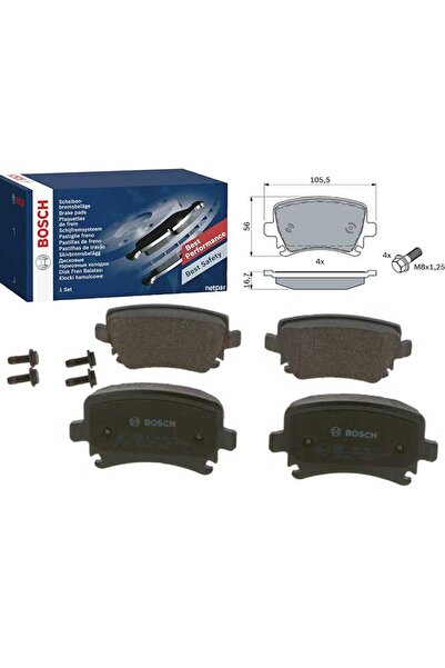 Bosch Seat Leon 1.4TSI 2012-2018 Arka Balata (CHP-CMB-CPT-CXS-CZC-CZD-CZE)