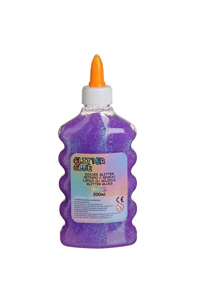 Zumzeria Adeziv Mov Neon cu Sclipici 200ml