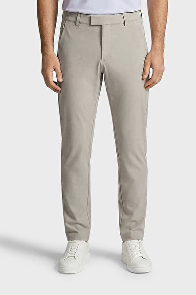 Isaora Normal Waist Narrow Leg Chino Trousers Men's Pants Isr5311 Beige