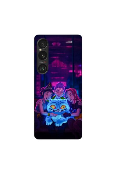 OEM Husa compatibila cu Sony Xperia 1 VI Silicon Gel Tpu Model KPop Demon Hun...