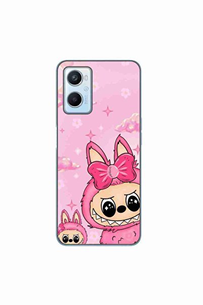 OEM Husa compatibila cu Oppo A96 4G Silicon Gel Tpu Model Labubu Pink Fantasy