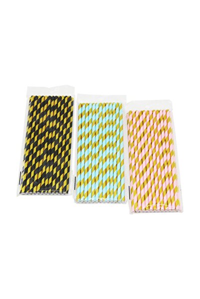 Greathings DMR-8129 (25PCS) KAĞIT KOKTEYL PİPET