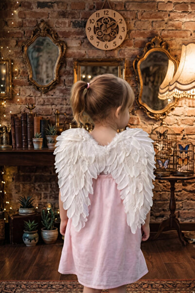 shop Aripă de înger cu pene roșii - Accesoriu elegant pentru costume, pentru ...