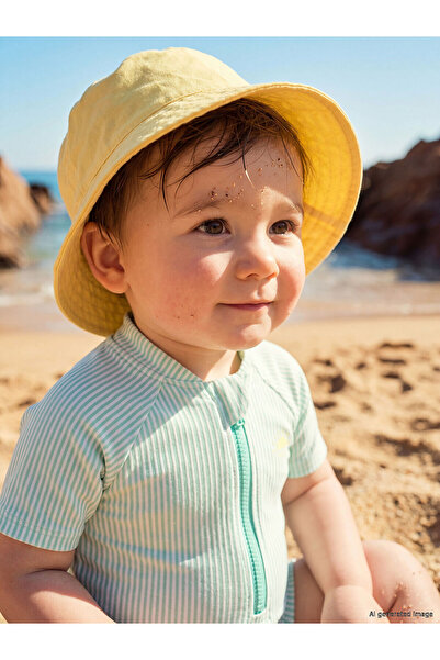 LC Waikiki Trendlucky Double Sided Baby Boy Bucket Hat with Difference in Color