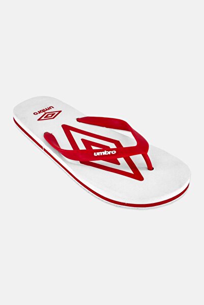 UMBRO Men Brand Logo Slip On Slippers, White
