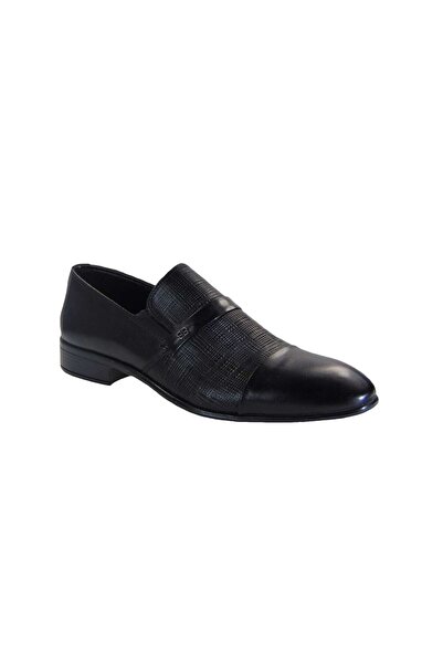 OEM Tsimpolis Shoes 217 Σκαρπίνι Slip On Δερμάτινο Μαύρο