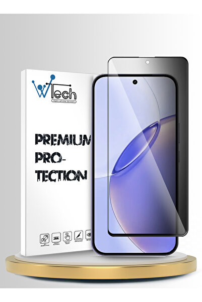 Wtech واقي شاشة زجاجي مقوى للخصوصية من سلسلة E2E الفاخرة لهاتف Realme 16 Pro ...