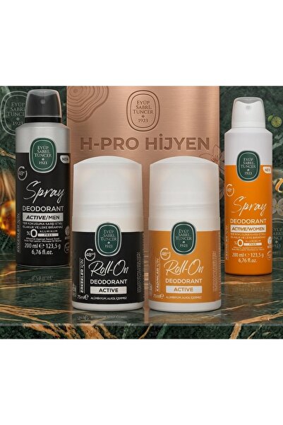 Eyüp Sabri Tuncer EST 48 Saat Kesintisiz Tazelik, Active Deodorant ve Roll-On...