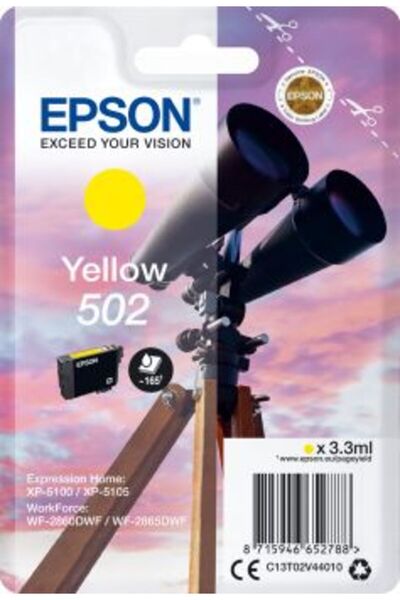 EPSON Cerneală 502 (Galben)