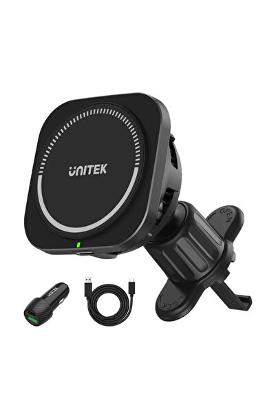 Unitek P1403A Încărcător rapid pentru smartphone-uri și tablete, negru, cu în...