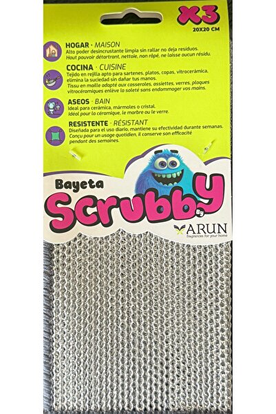 Arun SCRUBBY LAVETE ABRAZIVE 3BUC/SET