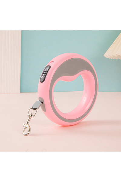 Choice Pink Retractable Dog Leash with Loop Handle: Automatic Extending Lead ...