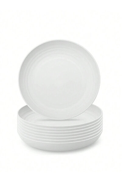 Choice1 8pcs 4/8/12pcs Reusable dessert plates, dishwasher and microwave safe...