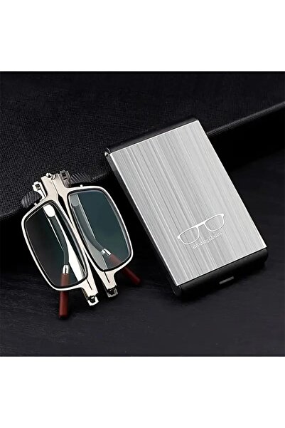 Choice4 +250 Silver Ultra Thin Folding Reading Glasses 1.0-3.5 Portable Ultra...