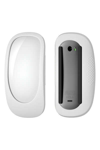 Choice9 White Ultra-thin mouse sleeve for Magic Mouse 2/1. Features dotted ac...
