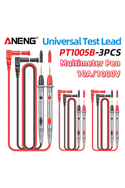 Choice1 أسلاك اختبار متعددة الاستخدامات ANENG PT1005B-3pcs (1/3 قطع) 1000 فول...