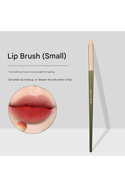choice2 small GECOMO Round Head Lip Brush Lipstick Coloring Smudge Brush Conc...