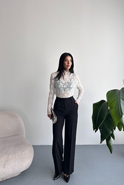 Jaglion New Season Premium Quality Pleated Palazzo Trousers