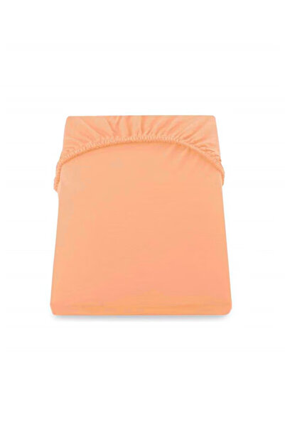 Studio Casa Mally home yuny elastic bed, 160 x 200 + 25 cm, cotton, orange