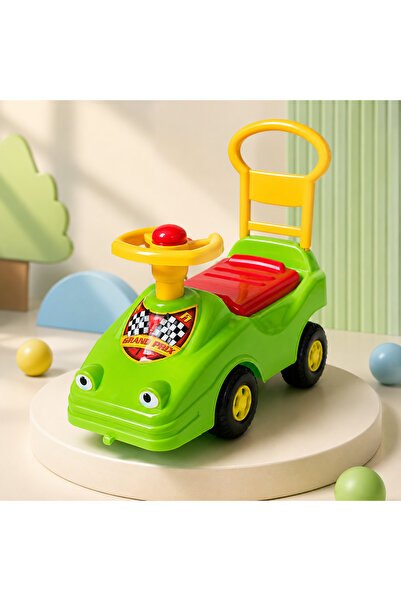 Bebelul Baby Taxi Dohany πράσινο παιδικό αγωνιστικό αυτοκίνητο με τιμόνι και ...