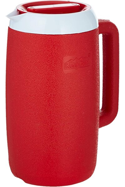 Cosmoplast Plastic Insulated Cooler Water Jug 1.5 Liter Red, Keep Cold Insula...