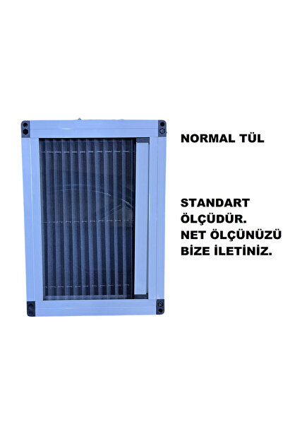 YOKISS PLİSE SİNEKLİK | BEYAZ RENK - NORMAL TÜL 60*150