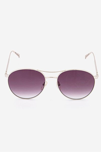 Longchamp Women L0133S715 Full Rim Sunglass, Silver and Black