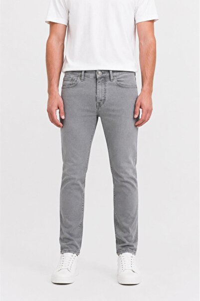 CLASSİCS MEN Black Wood Men's Slim Fit Jean Trousers - 7690