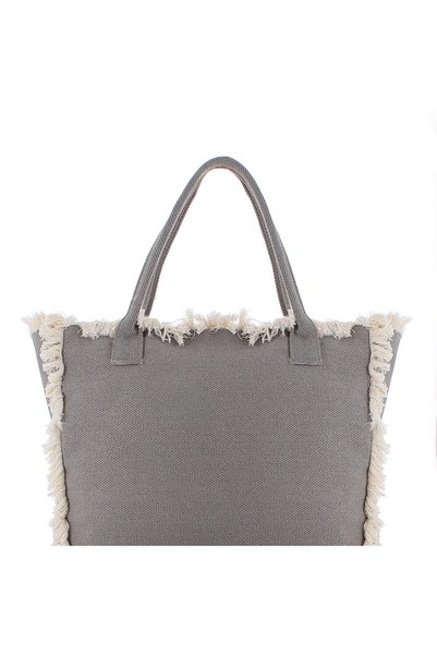 Marina Galanti Lei Fabric Beach Bag - Gray