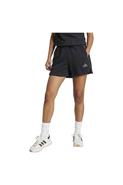 adidas Women's Essentials 3-S All Over Print Shorts XS