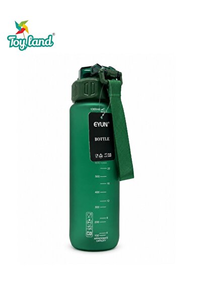 Eyun Leakproof Sports Water Bottle1000ml with Measuring Scale & Carry Strap –...